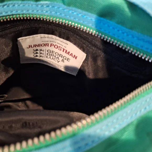 George Gina Lucy junior postman Green/blue Crossbody Bag - Picture 4 of 7